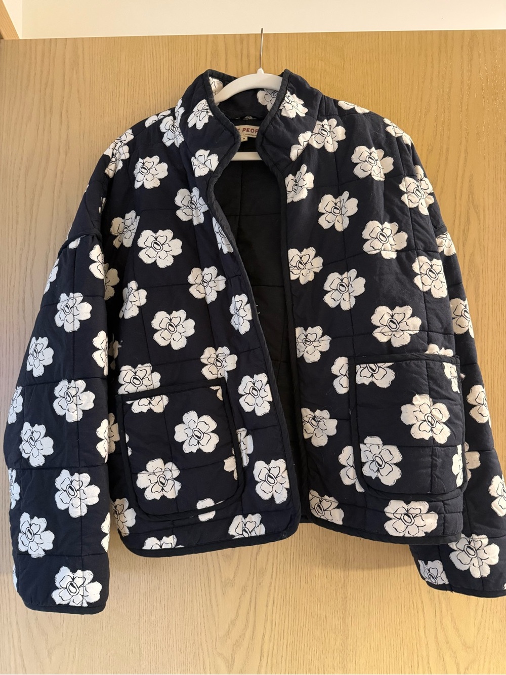 Free People Quilted Floral Jacket